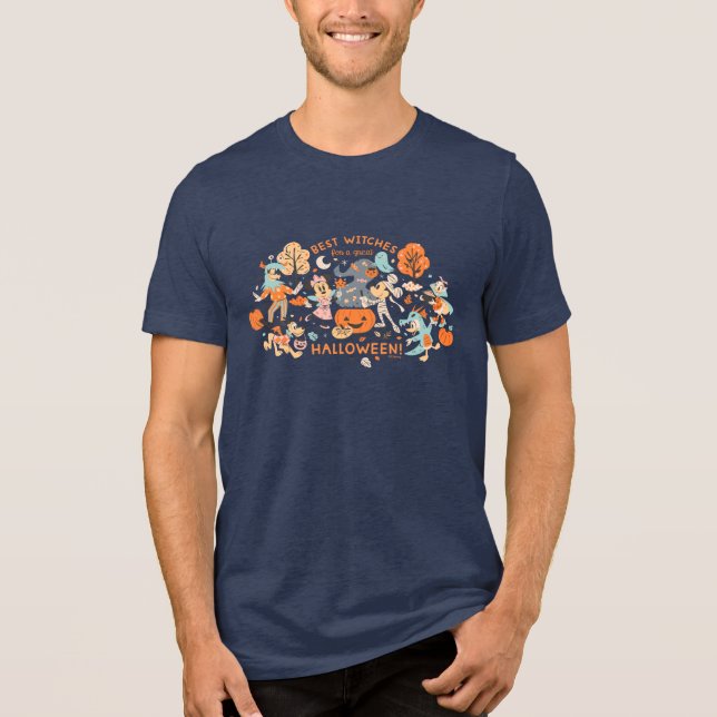 Mickey & Friends Halloween Best Witches Tri-Blend Shirt (Front)