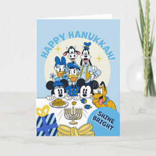 Mickey & Friends Happy Hanukkah  Holiday Card