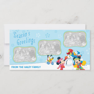 Mickey & Friends Holiday Photo Card