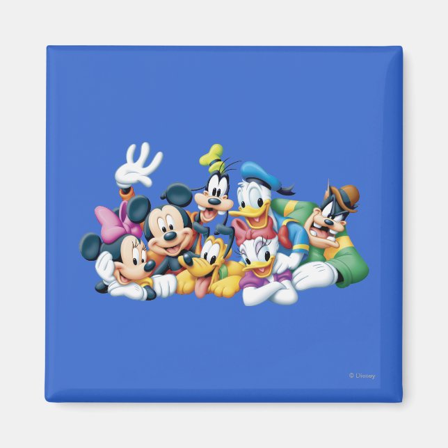 Mickey & Friends | Kneeling Magnet (Front)