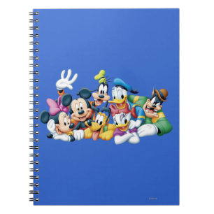 Mickey & Friends Kneeling Notebook