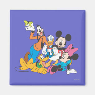 Mickey & Friends Leaning Magnet