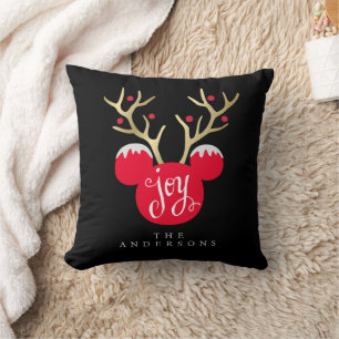 Mickey & Friends   Mickey Christmas Joy - Family Throw Pillow