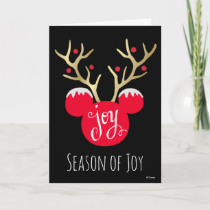 Mickey & Friends Mickey Christmas Joy Holiday Card