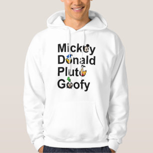 Mickey & Friends Mickey Donald Pluto Goofy Hoodie
