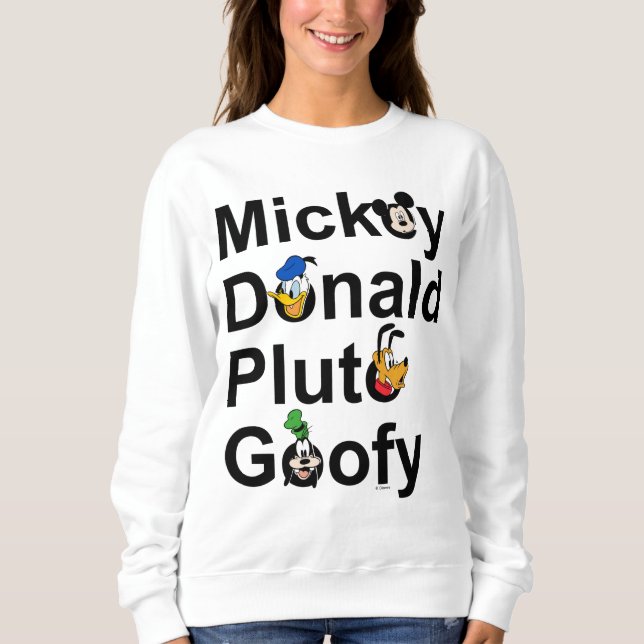 Mickey & Friends | Mickey Donald Pluto Goofy Sweatshirt (Front)