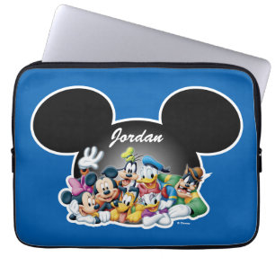 Mickey & Friends   Mickey Ears - Add Your Name Laptop Sleeve