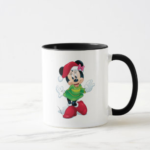 Mickey & Friends   Minnie Dressed For Christmas Mug
