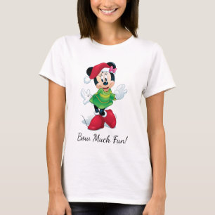 Mickey & Friends   Minnie Dressed For Christmas T-Shirt