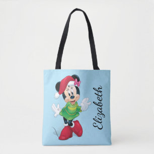 Mickey & Friends   Minnie Dressed For Christmas Tote Bag
