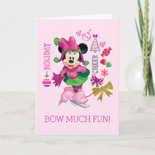 Mickey & Friends   Minnie Holiday Cheer Card