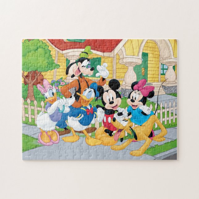 Mickey & Friends Neighbourhood Jigsaw Puzzle (Horizontal)