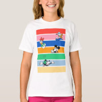 Mickey & Friends Pop-Out Colour Striped Graphic