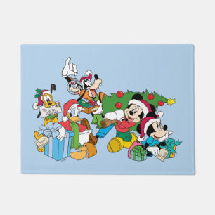 Mickey & Friends Ready for the Holidays Doormat