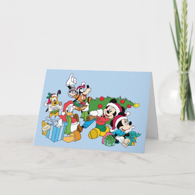 Mickey & Friends| Ready for the Holidays Holiday Card (Front)