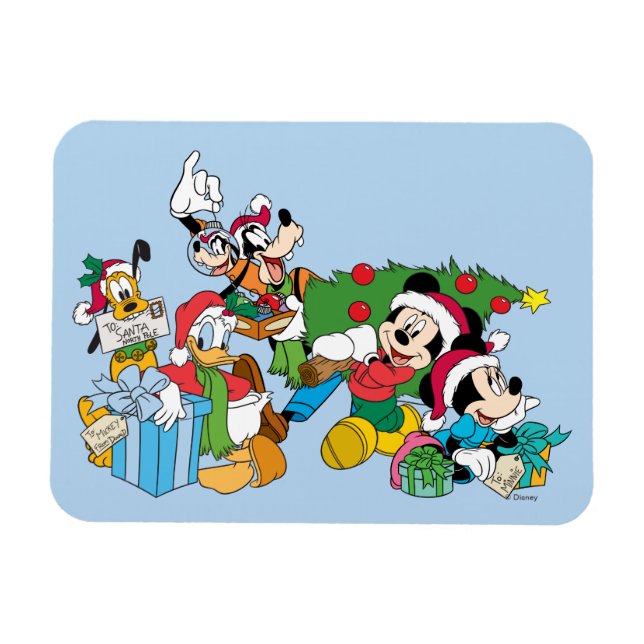 Mickey & Friends | Ready for the Holidays Magnet (Horizontal)