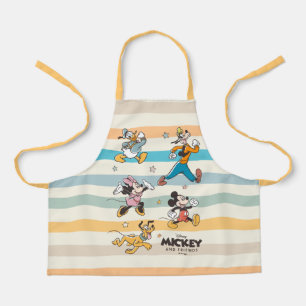 Mickey & Friends Retro Stars and Stripes Graphic Apron