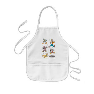 Mickey & Friends Retro Stars and Stripes Graphic Kids Apron