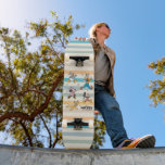 Mickey & Friends Retro Stars and Stripes Graphic Skateboard<br><div class="desc">Get ready for adventure with the whole crew! This vibrant "Mickey and Friends" design features the iconic Fab Five—Mickey, Minnie, Donald, Goofy, and Pluto—striding forward in a classic, retro art style. Accented with playful stars and a backdrop of stylish, muted stripes, this graphic captures the timeless joy of Disney friendship....</div>