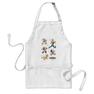 Mickey & Friends Retro Stars and Stripes Graphic Standard Apron