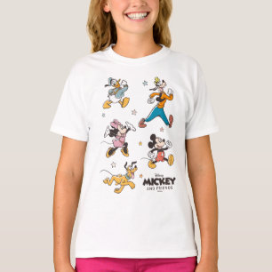 Mickey & Friends Retro Stars and Stripes Graphic T-Shirt