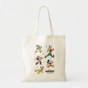 Mickey & Friends Retro Stars and Stripes Graphic Tote Bag