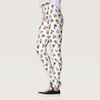 Mickey & Friends Smiling Faces Pattern
