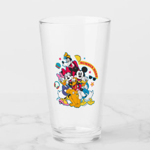 Mickey & Friends   Summer Mode Fun Glass