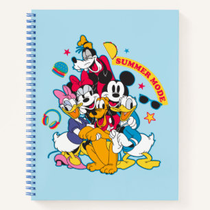 Mickey & Friends   Summer Mode Fun Notebook