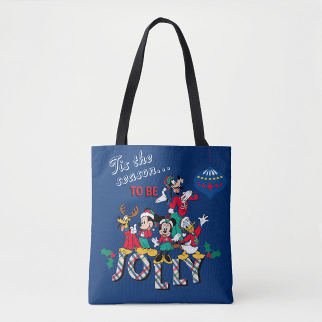 Mickey & Friends | Tis the Season to be Jolly Tote Bag (Front)