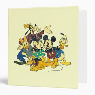 Mickey & Friends   Vintage Hug Binder