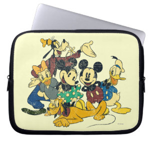 Mickey & Friends Vintage Hug Laptop Sleeve