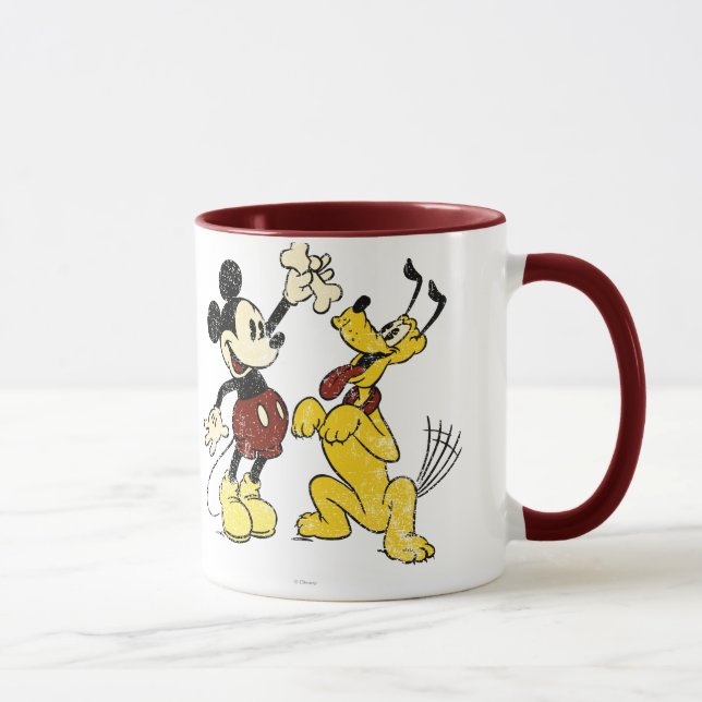 Mickey & Friends | Vintage Mickey & Pluto Mug (Right)