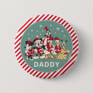 Mickey & Friends Winter Baby Shower 2 Inch Round Button
