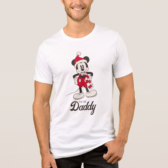 Mickey & Friends Winter Baby Shower Tri-Blend Shirt (Front)