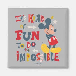 Mickey   Fun To Do The Impossible 2 Magnet