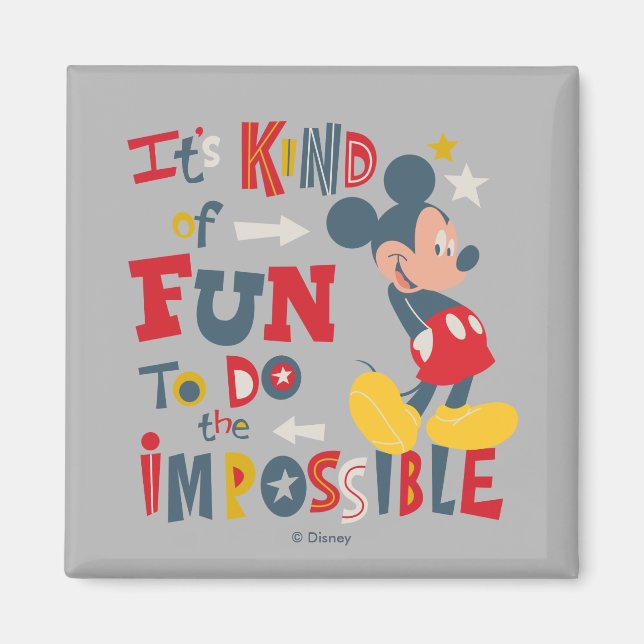 Mickey | Fun To Do The Impossible 2 Magnet (Front)