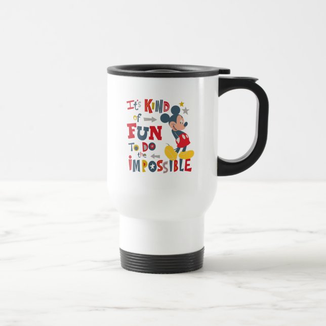 Mickey | Fun To Do The Impossible 2 Travel Mug (Right)