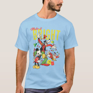 Mickey, Goofy, Donald Make it Bright T-Shirt