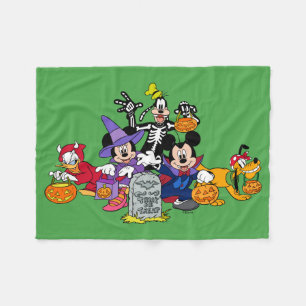 Mickey Halloween Fun with Friends Fleece Blanket