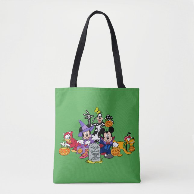 Mickey Halloween Fun with Friends Tote Bag (Front)