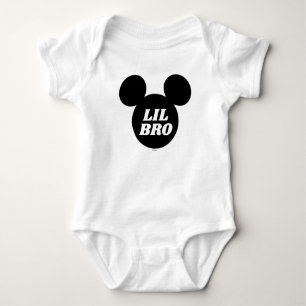 Mickey Icon   Lil Bro, Little Brother Baby Bodysuit