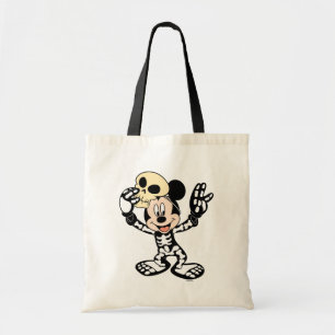 Mickey in Halloween Skeleton Costume Tote Bag