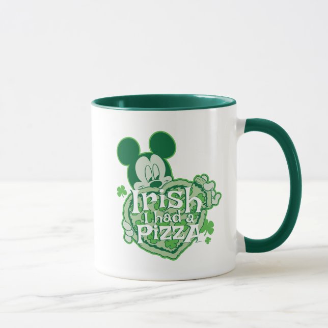 Mickey | Irish I had a Pizza Mug (Right)