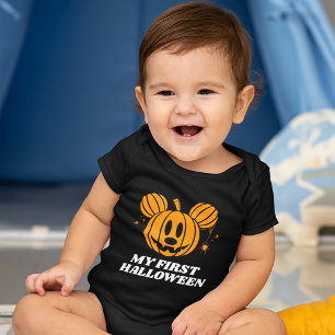 Mickey Jack-o'-lantern   My First Halloween Baby Bodysuit
