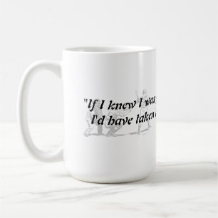 Mickey Mantle Quote On Living A Long Life Coffee Mug
