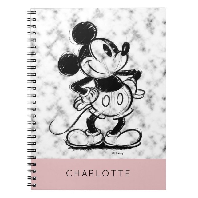 Mickey | Marble Notebook (Front)