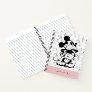 Mickey Marble Notebook
