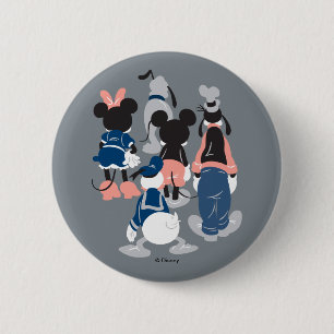 Mickey   Mickey Friend Turns 2 Inch Round Button