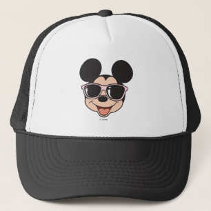 Mickey   Mickey Smiling Sunglasses 2 Trucker Hat